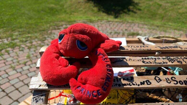 This plush lobster toy is hitching rides across Canada and it's next stop is Thunder Bay