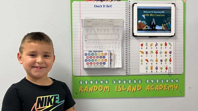 A 7-year-old boy in Clarenville inspired his school to learn sign language