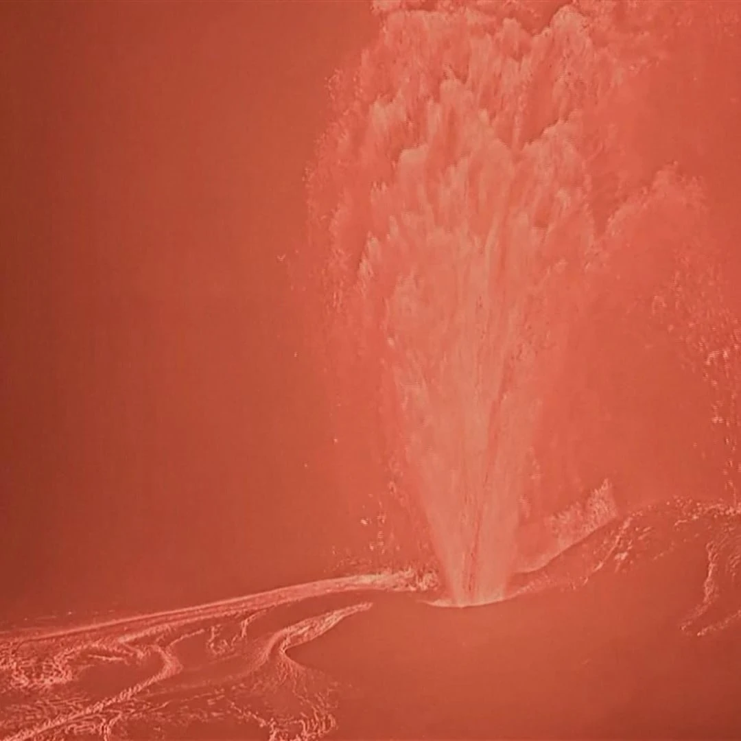 Lava shoots into the sky as Hawaii's Kilauea erupts again