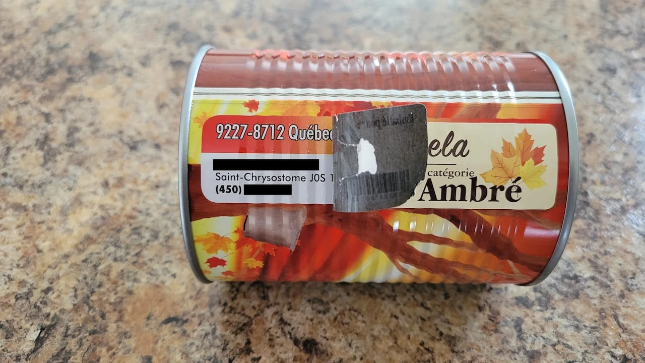 Fake maple syrup plot thickens: Cans found with label hiding name of implicated company