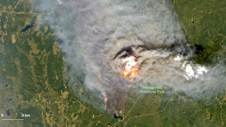 Parts of beautiful northern Sask. park burned by wildfire