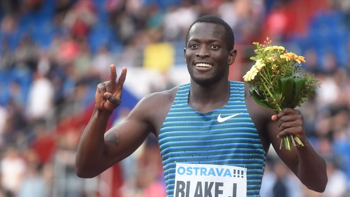 Jerome Blake breaks national championship meet record to win men's 200 title in Ottawa