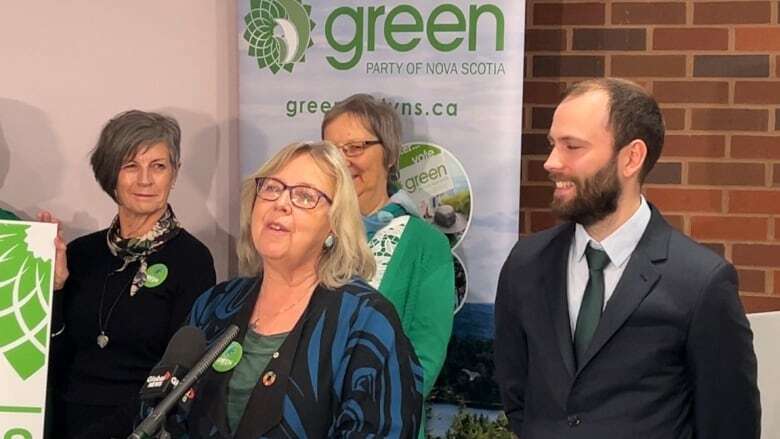 Elizabeth May slams Nova Scotia PC's snap election at Halifax Green rally