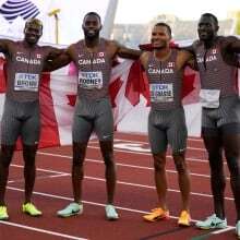 Andre De Grasse and men's 4x100m relay team set sights on Olympic title