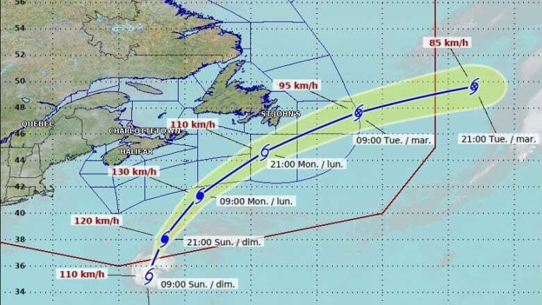 Ernesto to bring rain and moderate winds to southeast Newfoundland