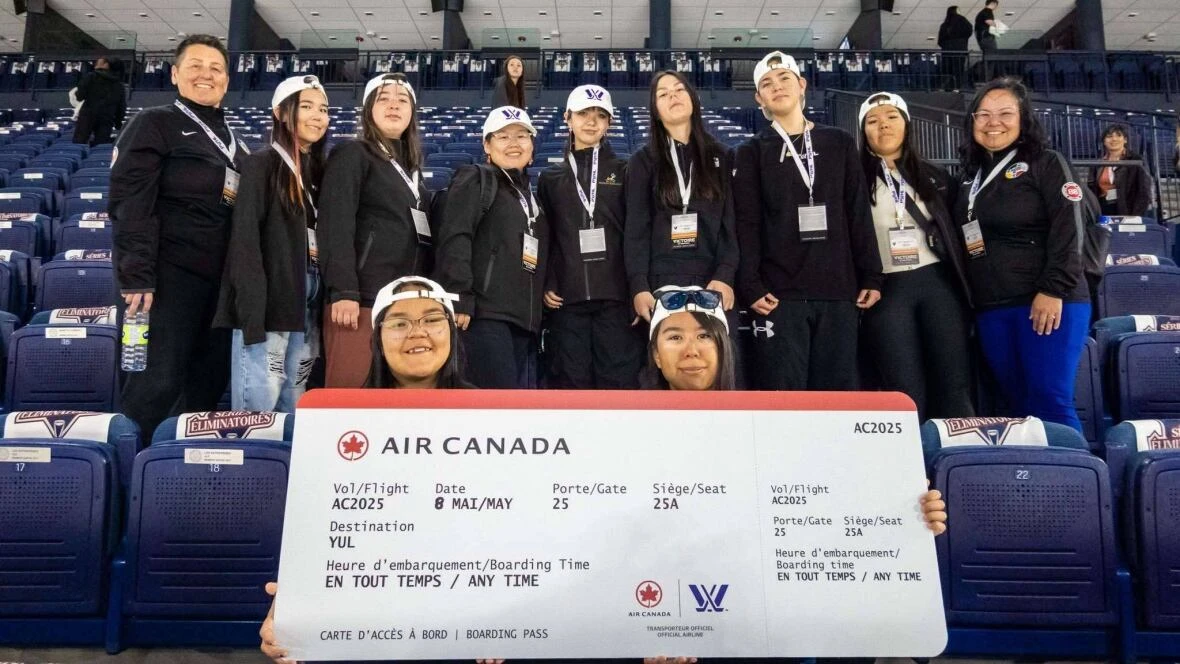 How a girls hockey team from Nain found themselves at a PWHL playoff game