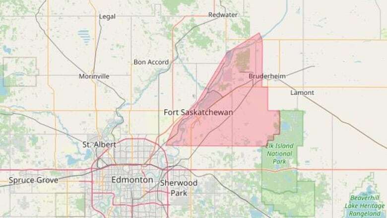 Tornado warning issued for Fort Saskatchewan, northern Strathcona County