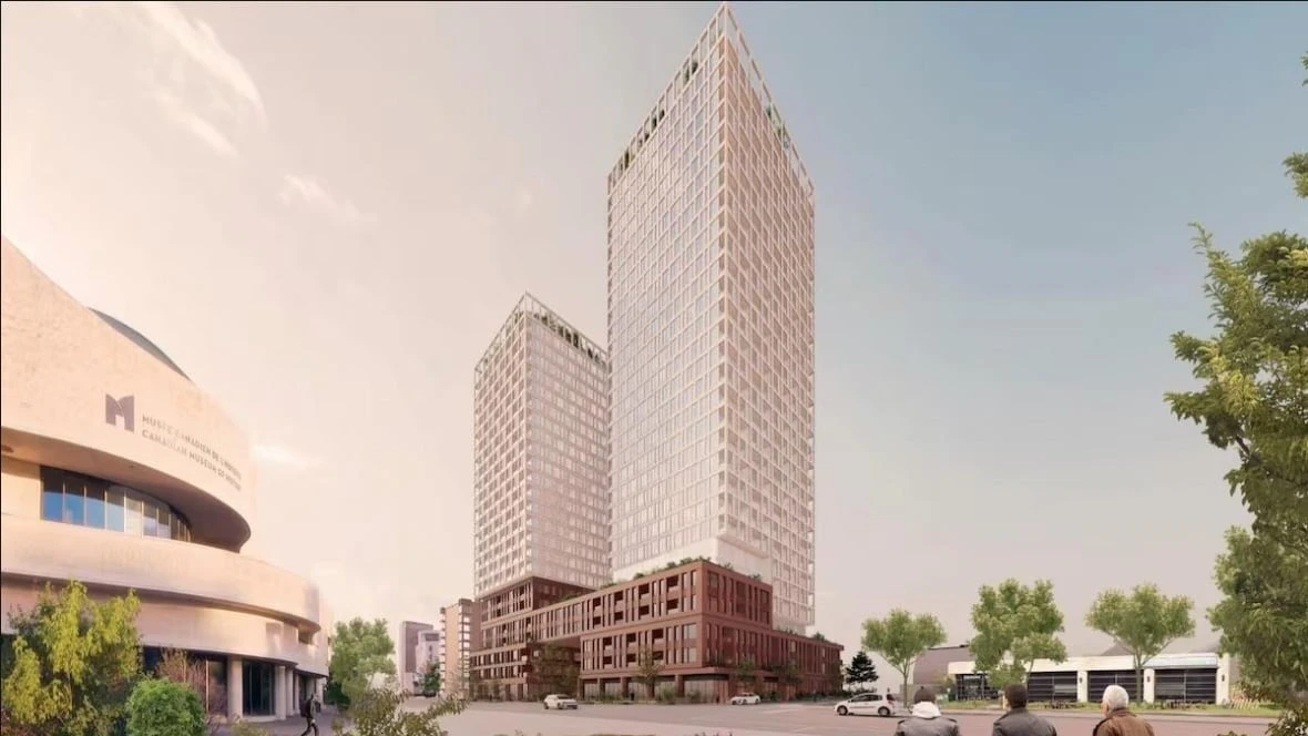 Brigil proposing 45-storey tower near Canadian Museum of History