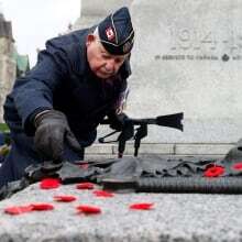 Canada's veterans to be honoured at the national Remembrance Day ceremony in Ottawa