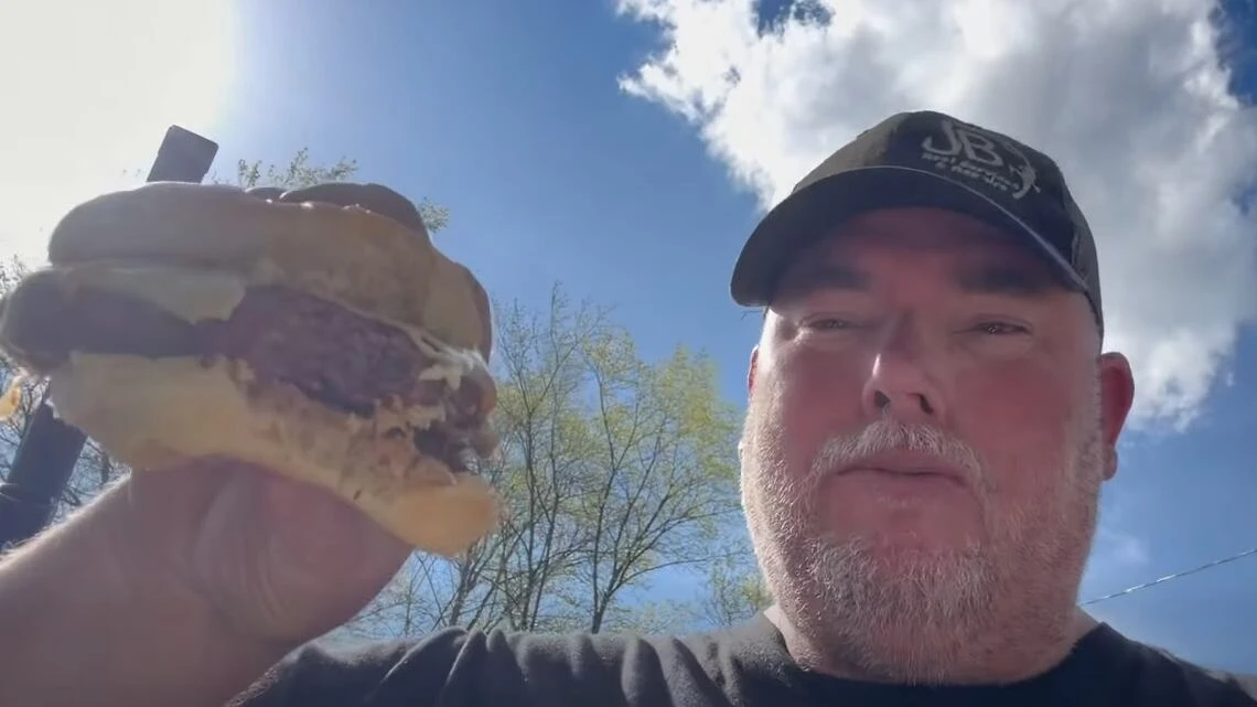 This Amherstburg man didn't eat a burger for 43 years — then did — and loved it