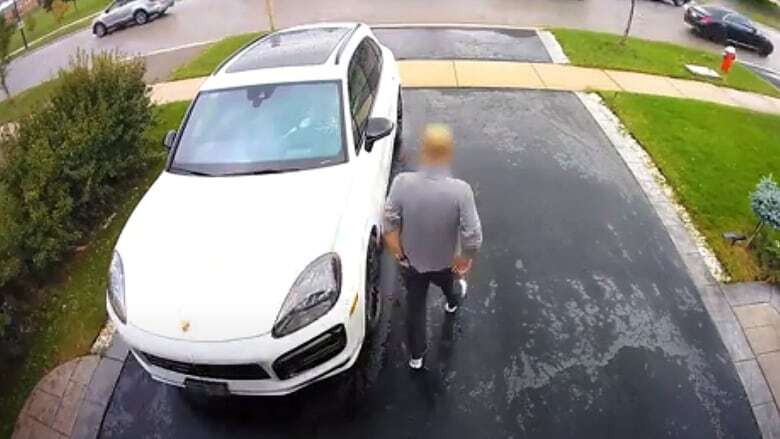 Suspect arrested in Mississauga car theft where man struck with stolen Porsche