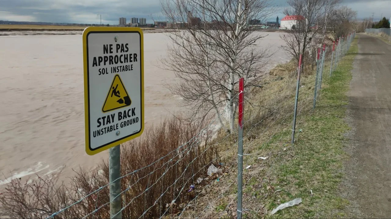 Province to add rock along eroding Petitcodiac River shore in Dieppe