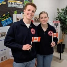 'They were 2 years older than us': Students from Canada commemorate 80th anniversary of VE Day