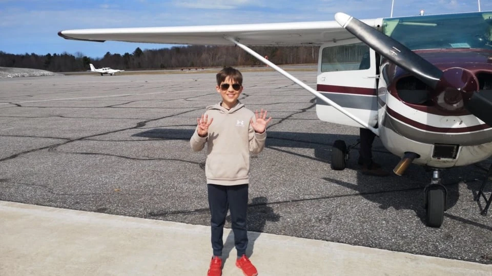 This Sudbury 11–year-old is on his way to becoming a pilot