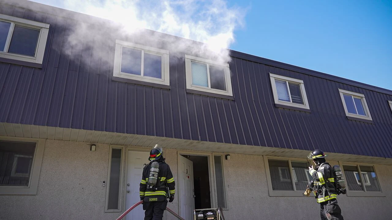 Before it’s torn down, a Cranbrook apartment building is helping train firefighters