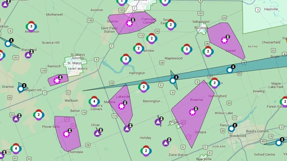 Thousands without power across southwestern Ontario after severe thunderstorm