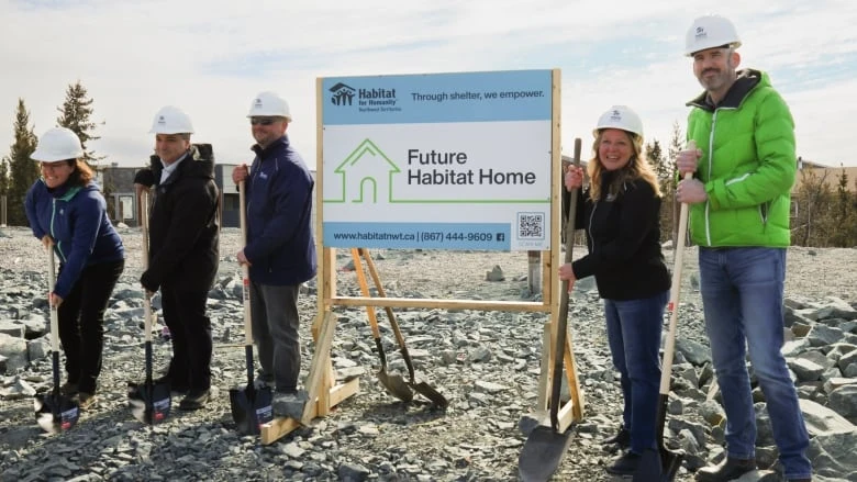 Habitat for Humanity N.W.T. starts work on 4 new units — its biggest build yet in Yellowknife