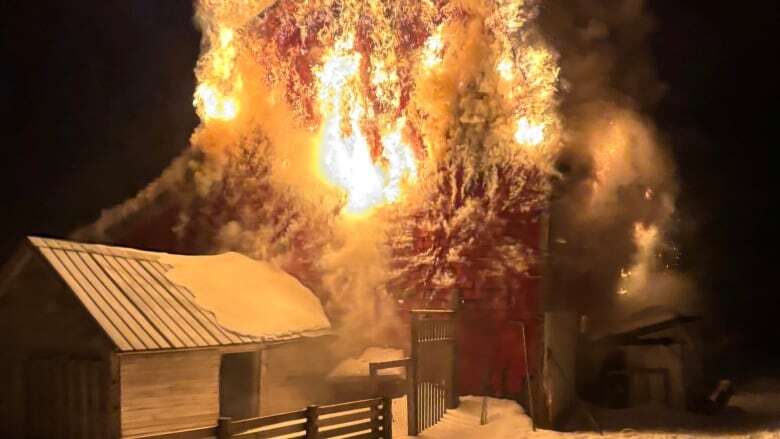 P.E.I. farm owner overwhelmed by community support after barn fire