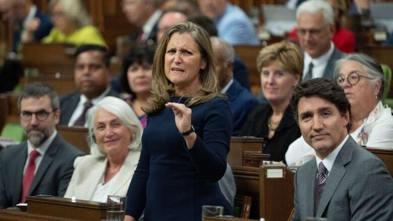 Freeland's resignation pushes deficit news to one side on a very strange day in Canadian politics