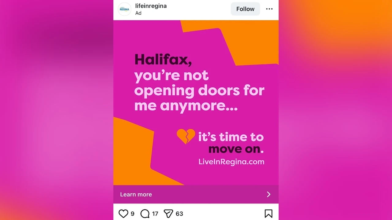 Halifax mayor says office had 'good laugh' over Regina ad