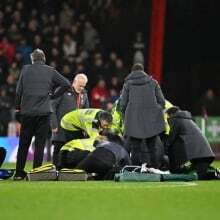 Player collapses during Premier League match, game abandoned