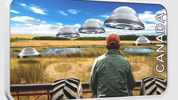 New Canadian coin marks reported UFO sighting 50 years ago on Sask. farm