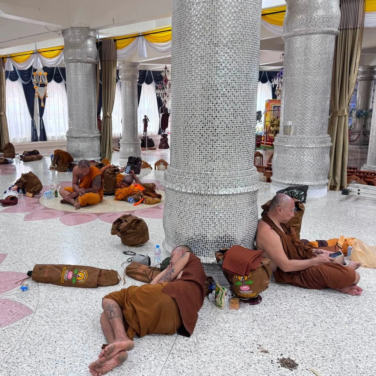 9 monks struck and killed in Thailand by 11-year-old driver