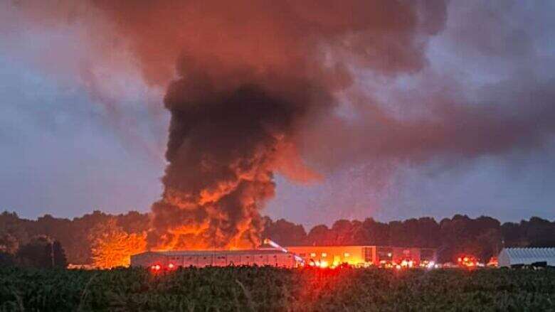 Tillsonburg rubber factory closed following morning fire