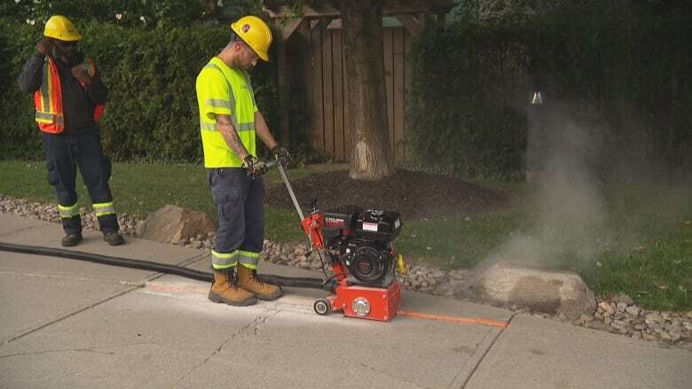 City workers conduct Toronto's first-ever sidewalk maintenance blitz