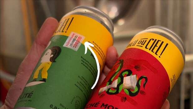 Microbreweries in Quebec say this little sticker is costing them time and money