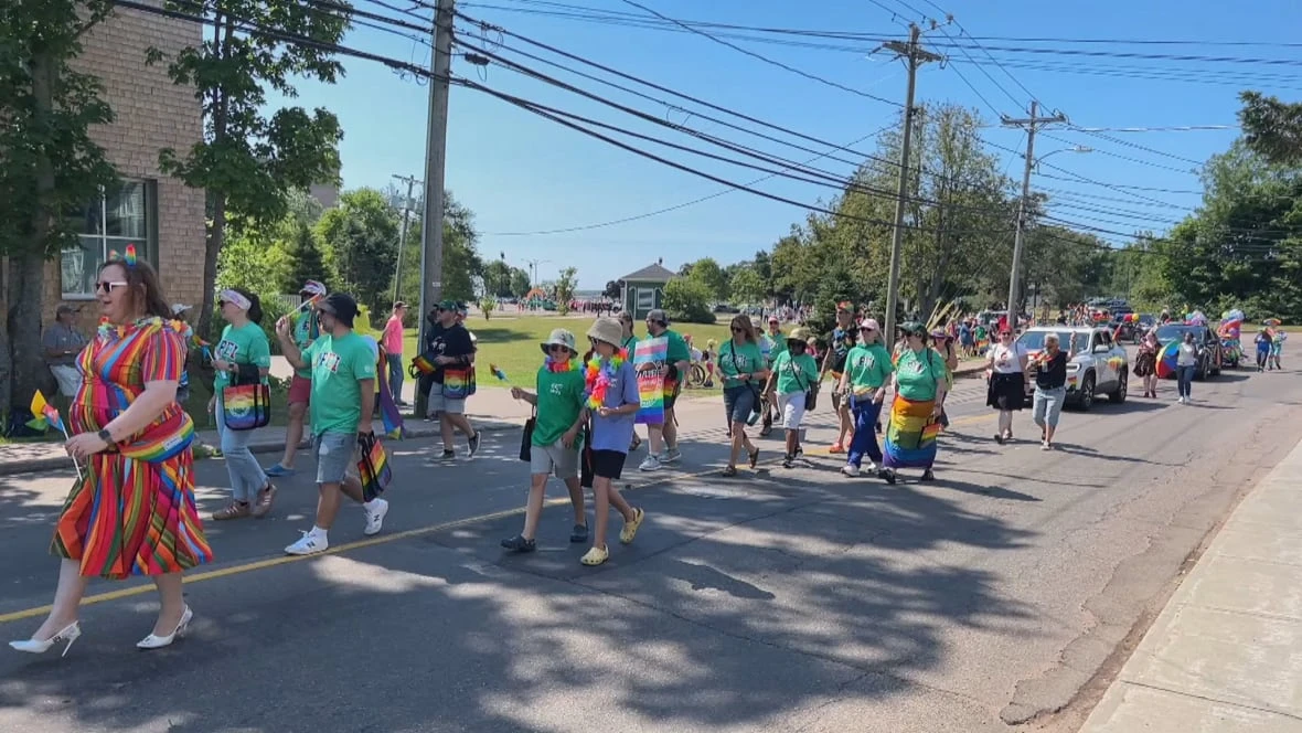 Hundreds gather in downtown Charlottetown for 2025 Pride parade