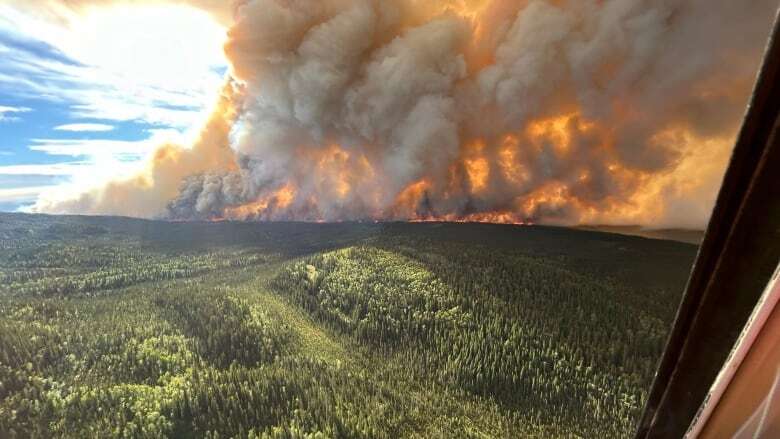 4 people evacuated from fishing lodge near Wellesley Lake, Yukon; wildfire burns 3 cabins