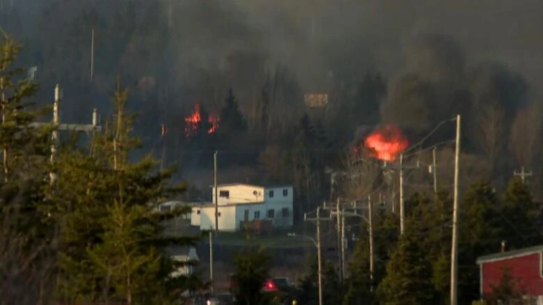 12 homes gone as wildfire state of emergency continues in C.B.N.
