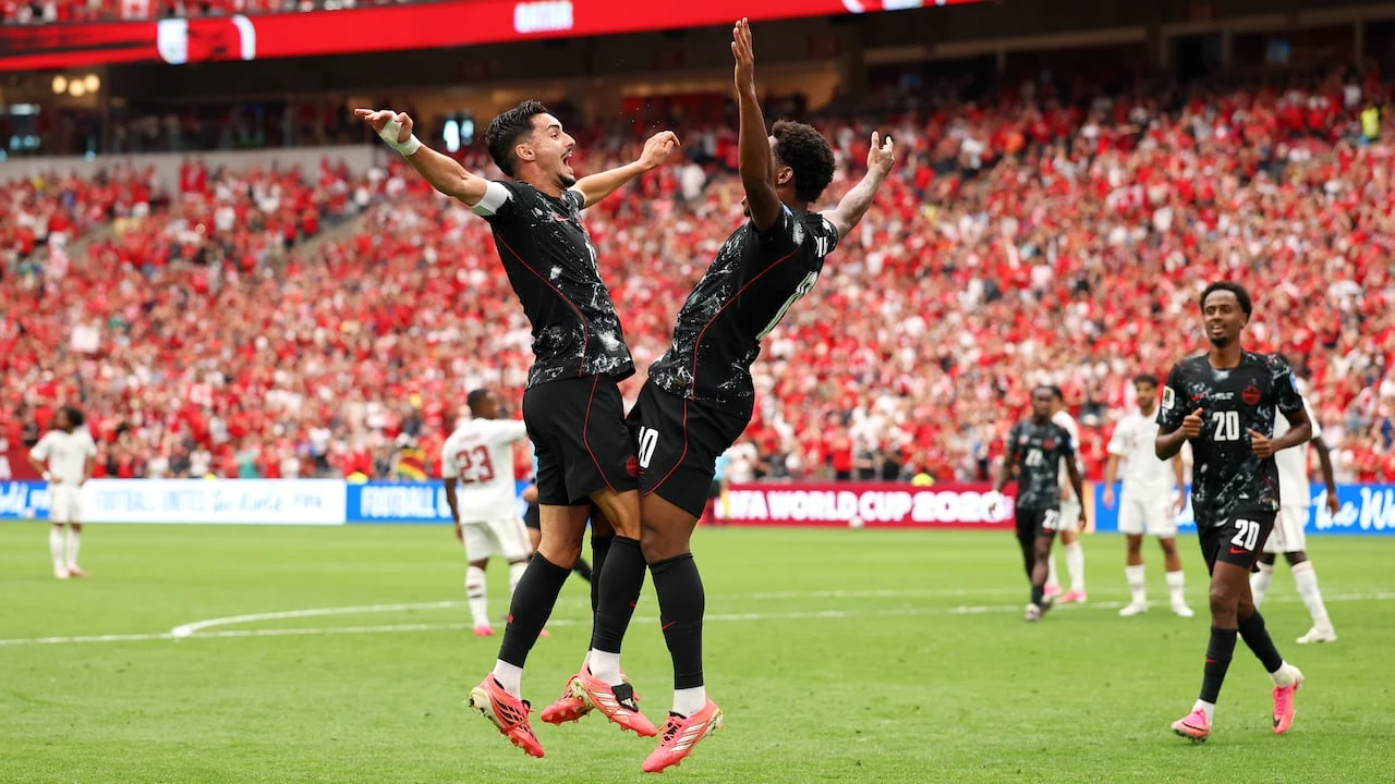 Jonathan David hat trick leads Canada over Qatar for historic 1st win in men's World Cup history