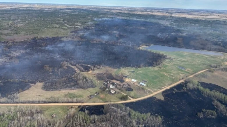 All-terrain vehicle fire sparked provincial park blaze northeast of Edmonton, officials say