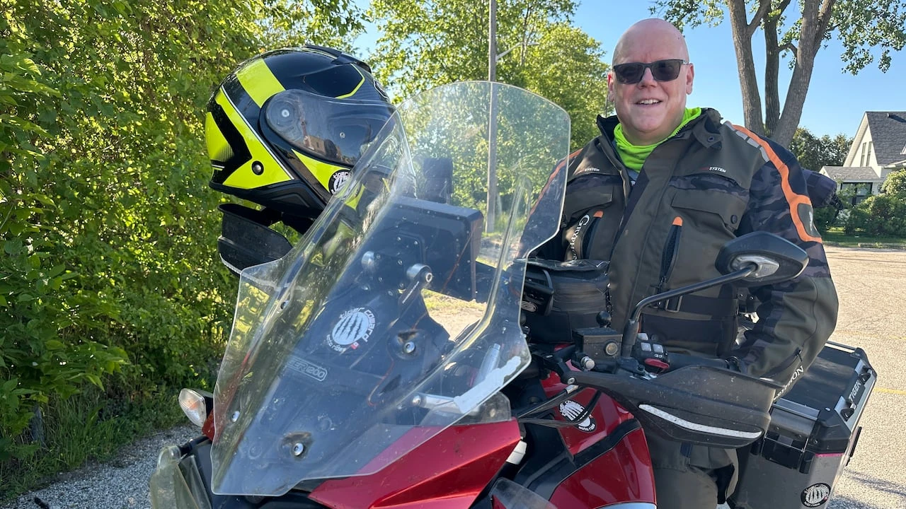 This Ontario man is riding his motorcycle from Kingsville to the Arctic Ocean