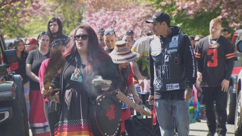 Dozens march in Vancouver 3 years after deaths of Indigenous women, girl