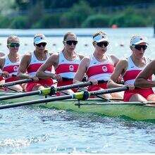 Canadian women's 8 rowing team wins Olympic silver