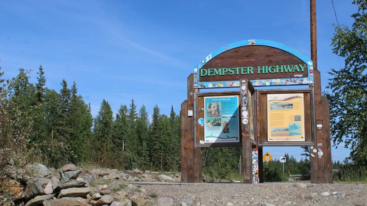 Smoke, but no danger, as Dempster Highway wildfires burn near Fort McPherson, N.W.T.