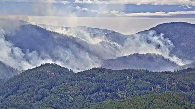 Sooke Potholes Park fire being held: B.C. Wildfire Service