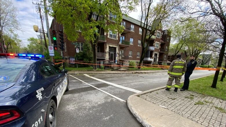 Woman in critical condition after being hit by falling branch at Montreal-area bus stop