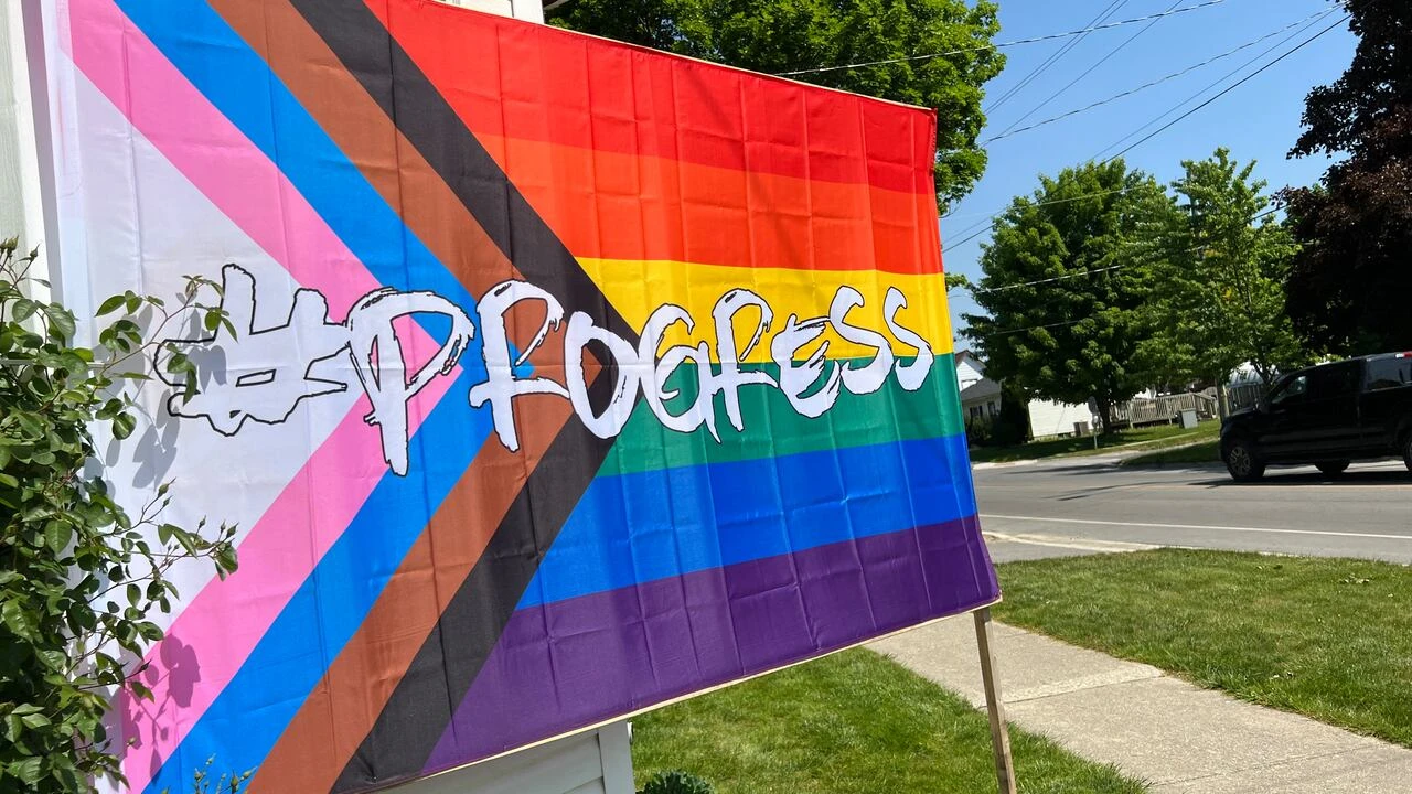 Pride flag stolen, flagpole cut down at Norwich school, OPP seek suspects