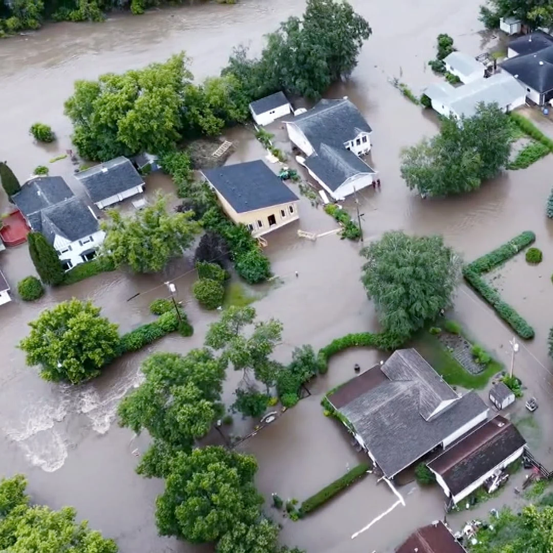 What caused the devastating flooding in parts of Manitoba?