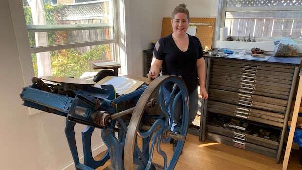 This Sudbury, Ont., graphic designer uses a letterpress from the 1890s