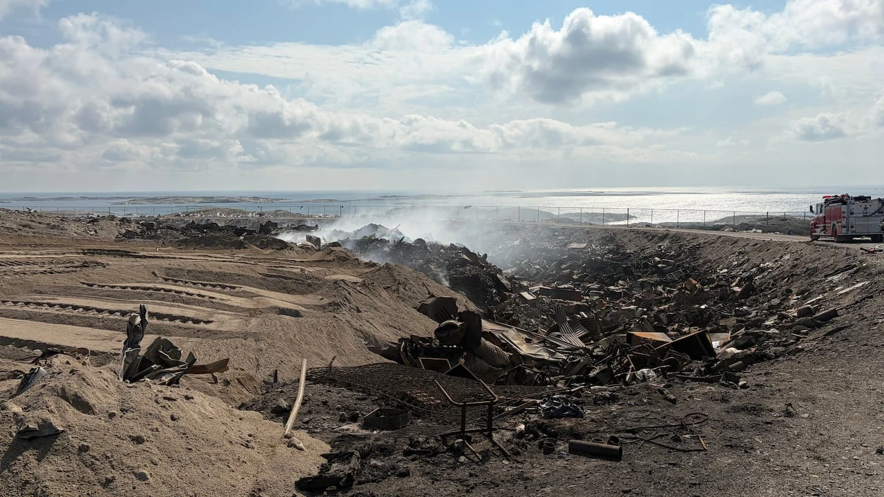 Crews still working to extinguish Rankin Inlet dump fire 10 days on