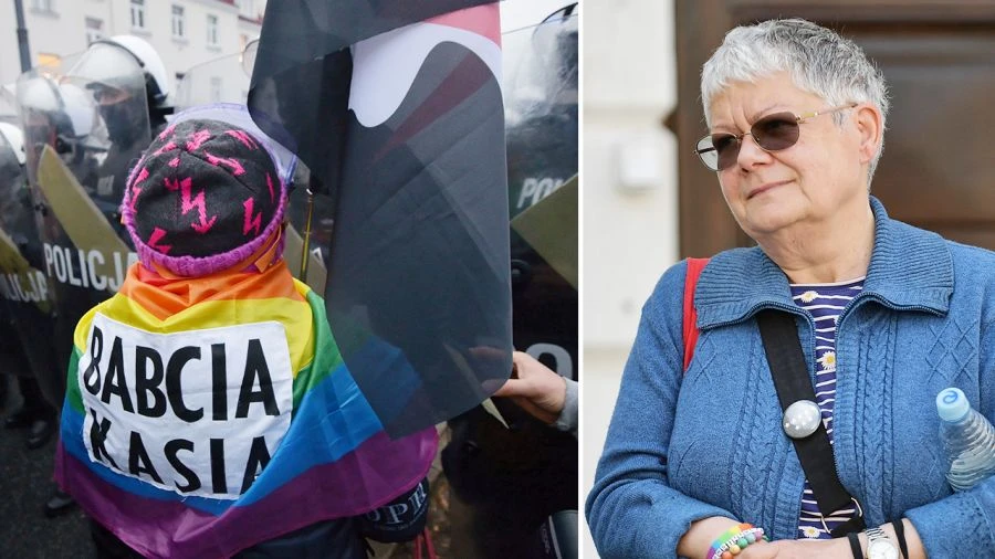 Pluła, biła i znieważyła, dla sądu to za mało. Wniosek policjantów ws. Babci Kasi odrzucony