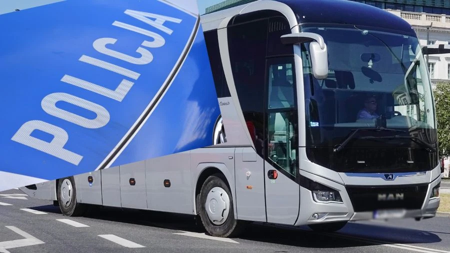 Z promilami chciał wieźć dzieci na wycieczkę. Policja zatrzymała prawo jazdy