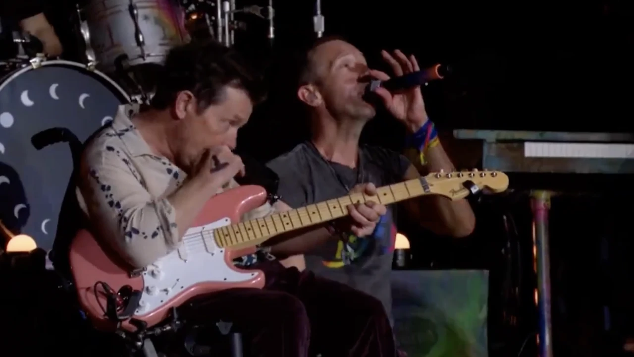 Słynny, chory aktor zagrał z Coldplay. Tłum oszalał na jego widok [WIDEO]