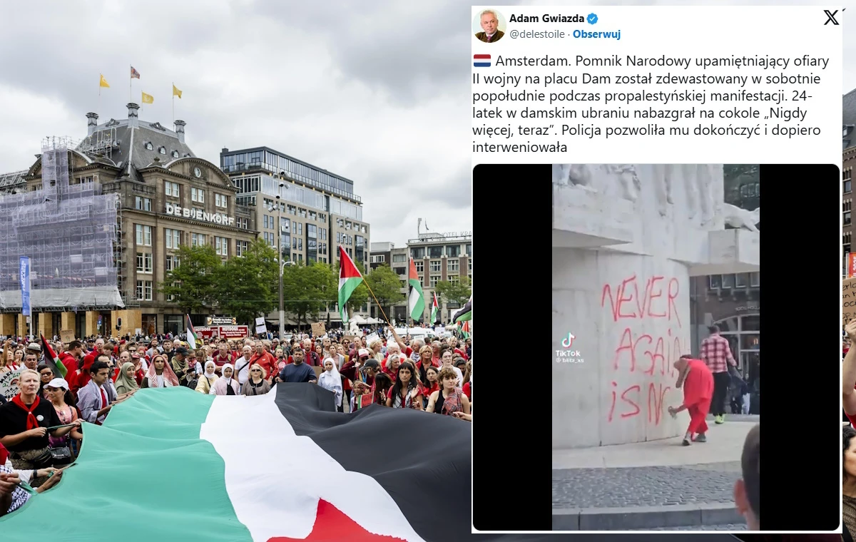 W Holandii zdewastowano pomnik ofiar II wojny światowej