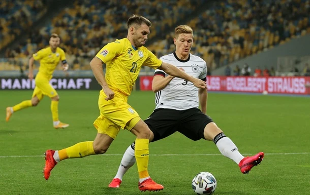 Україна - Німеччина 1:2 відео голів та огляд матчу Ліги націй